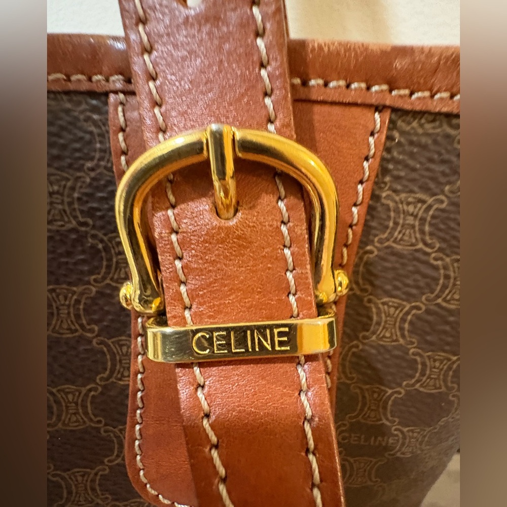 Vintage Céline Macadam Bucket Tote. , excellent condition - Picture 3 of 11